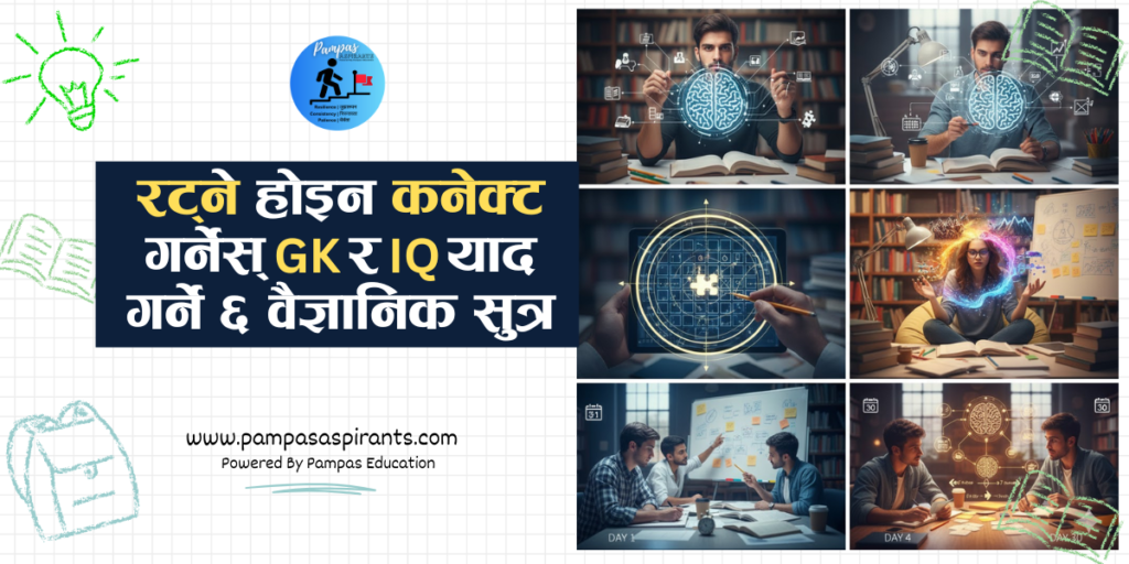 रट्ने होइन ‘कनेक्ट’ गर्ने: GK र IQ याद गर्ने ६ वैज्ञानिक सुत्र